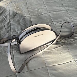 Michael Kors lavender half circle purse